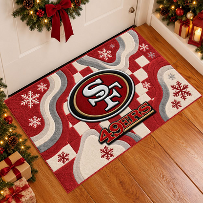 SF x NFL Christmas Doormat
