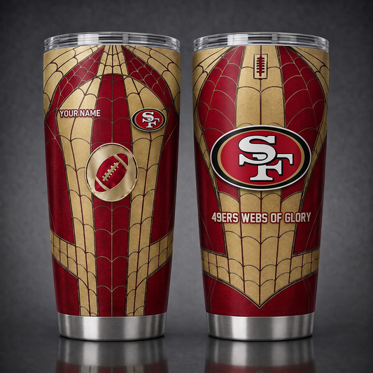 SF49 NFL x Spider Premium Classic Tumbler Limited Edition Gift for Football Fans