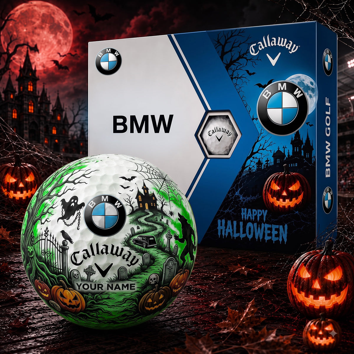 SIGNATURE BMW X BW EXCLUSIVE PERSONALIZED GOLF BALL V9 LIMITED EDITION NDT NHM 050926