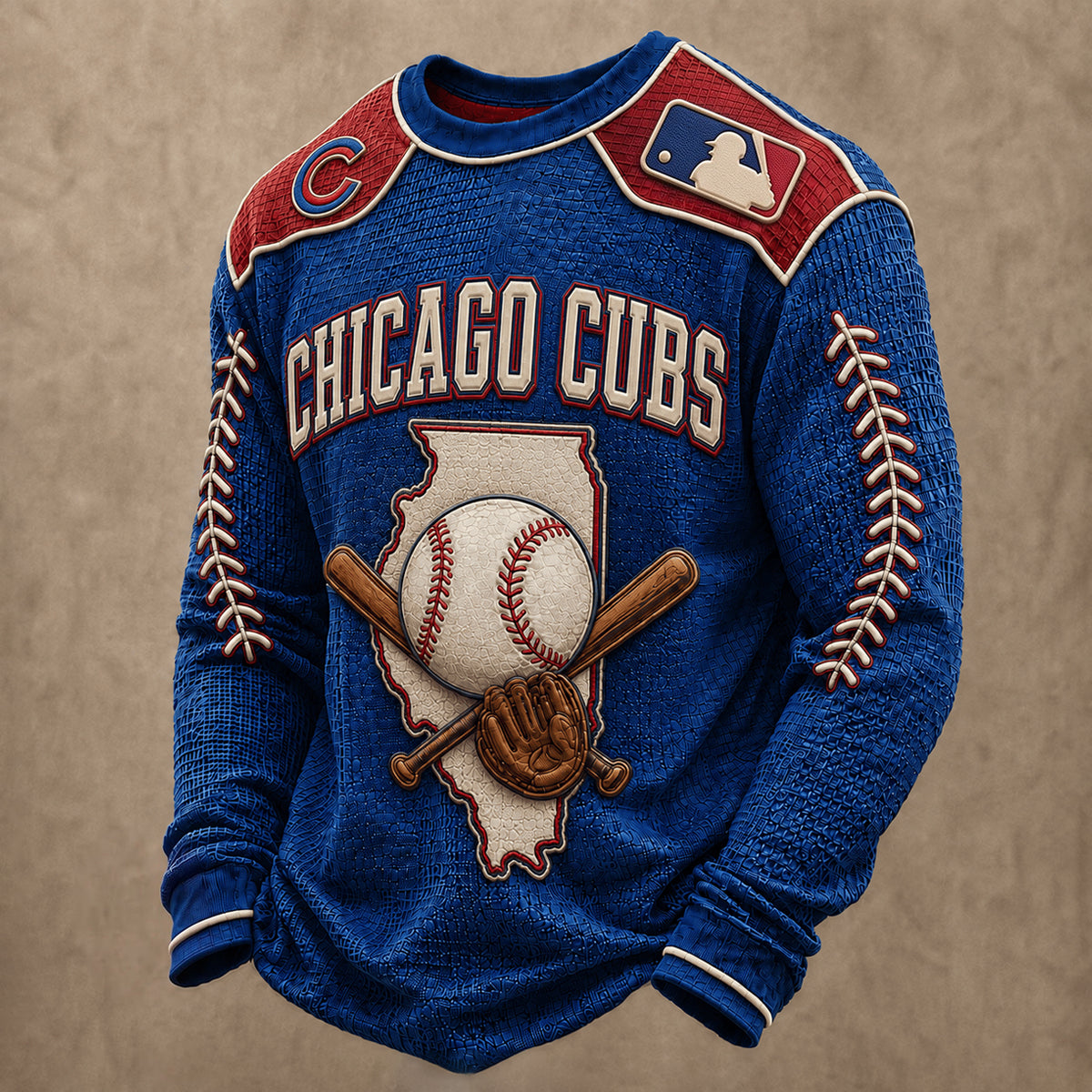 SIGNATURE MLB X CC EXCLUSIVE Heritage Waffle Long Sleeve Shirt Limited Edition