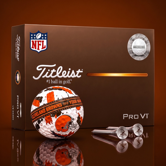 SIGNATURE NFL X CLE DELUXE PERSONALIZED GOLF BALL SET LIMITED EDITION