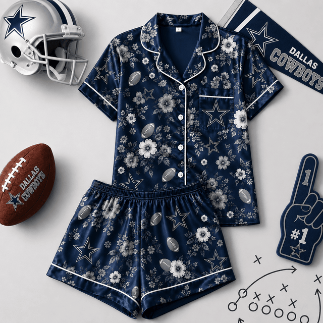 SIGNATURE NFL X DC EXCLUSIVE Blooming Game Day Pajamas Set