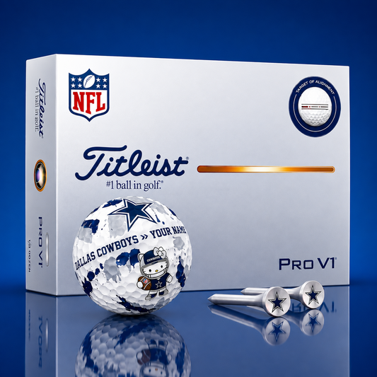 SIGNATURE NFL X DC HELLO KITTY 50TH ANNIVERSARY ELITE GOLF BALL SET – LIMITED EDITION