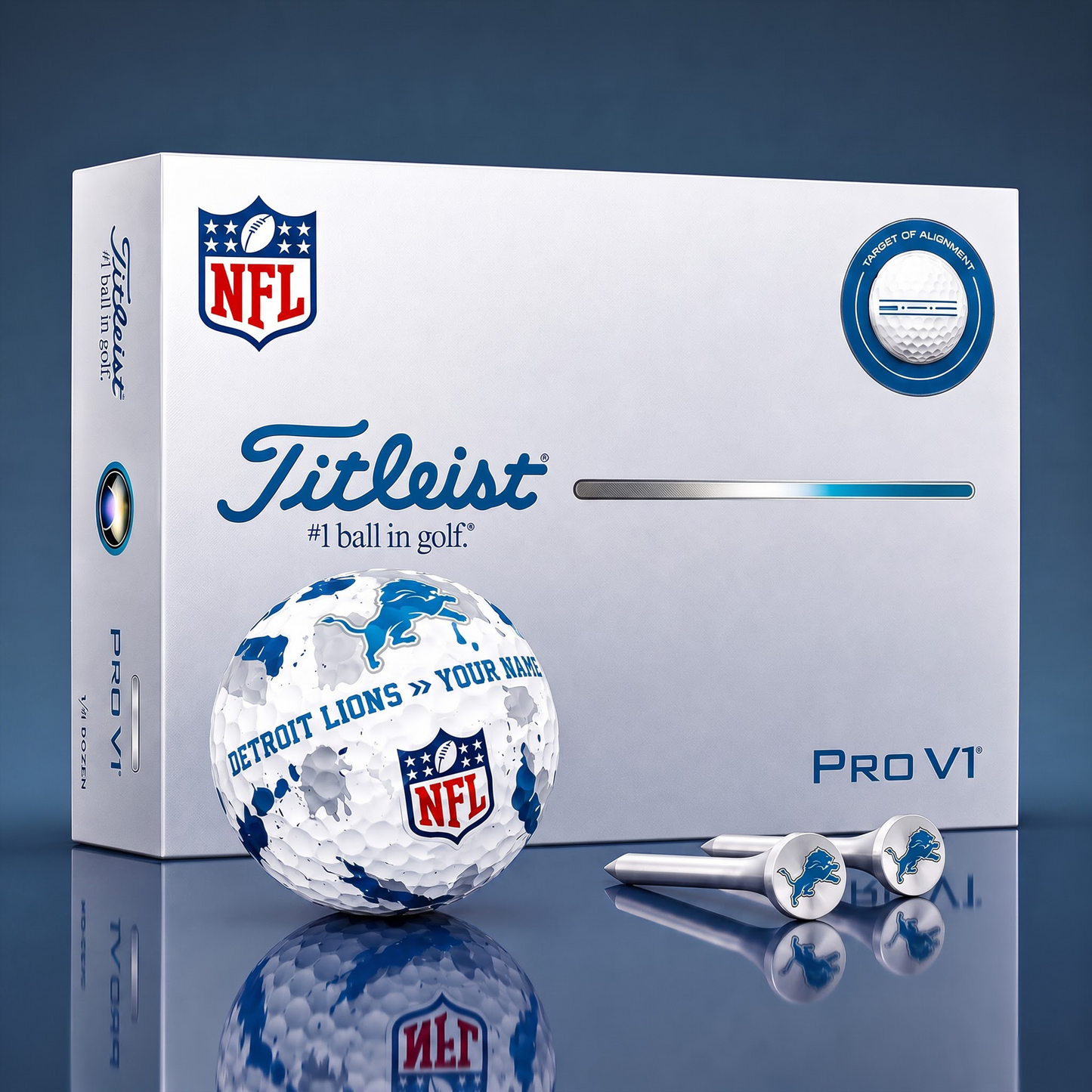 SIGNATURE NFL X DL DELUXE PERSONALIZED GOLF BALL SET LIMITED EDITION V2
