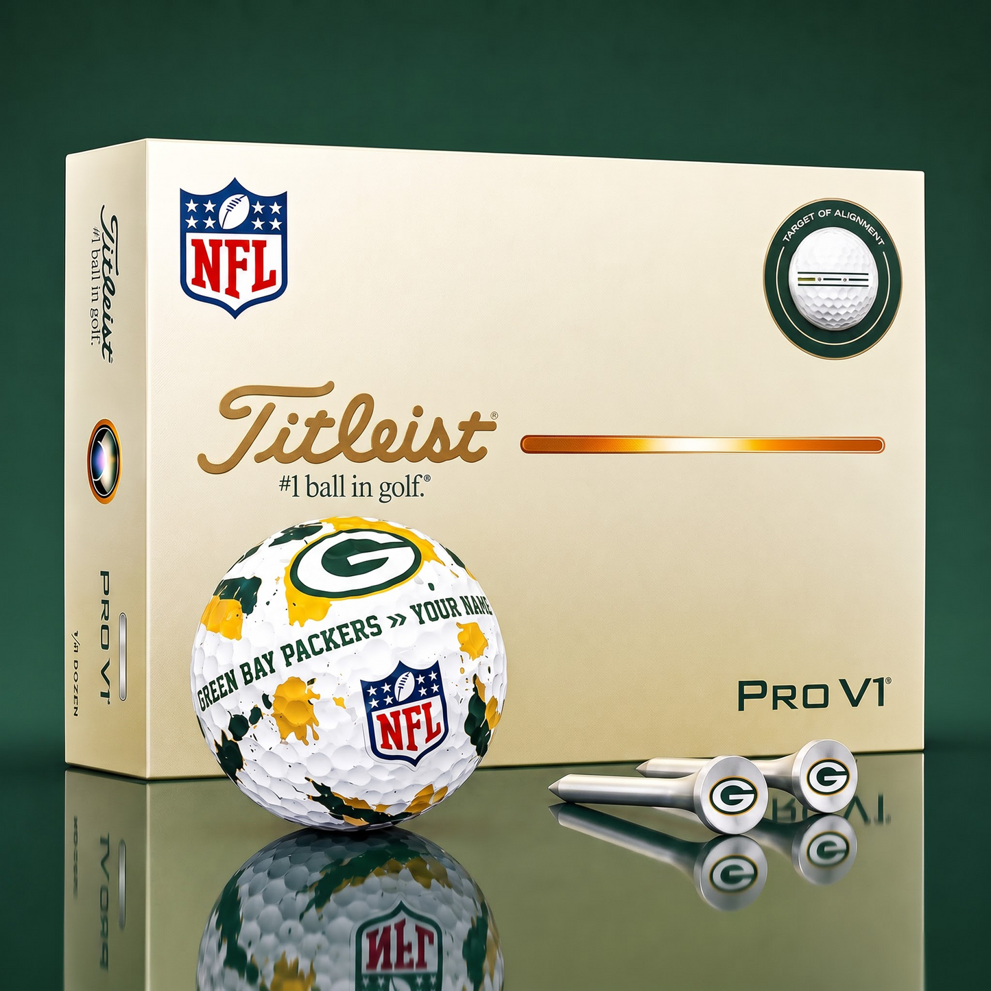 SIGNATURE NFL X GBP DELUXE PERSONALIZED GOLF BALL SET LIMITED EDITION V2