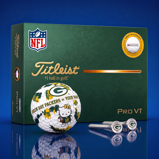SIGNATURE NFL X GBP HELLO KITTY 50TH ANNIVERSARY ELITE GOLF BALL SET – LIMITED EDITION