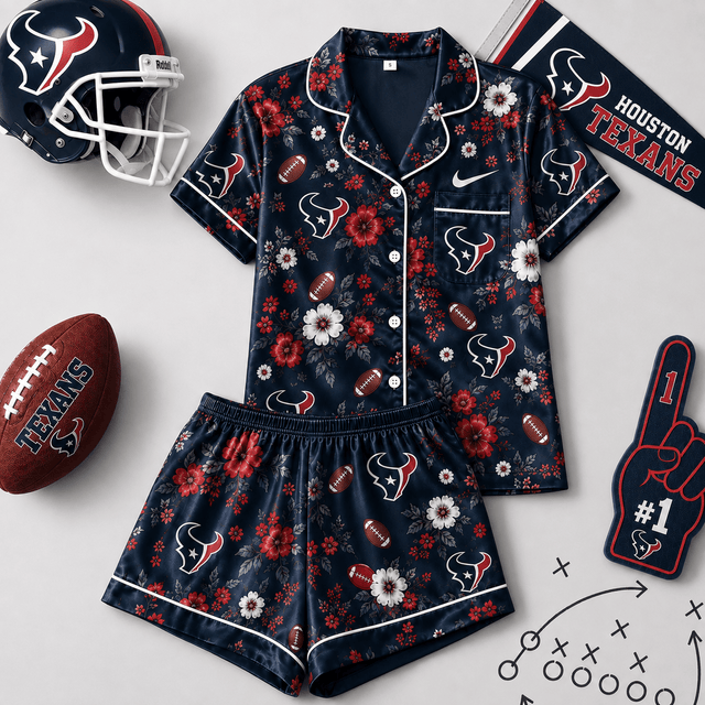 SIGNATURE NFL X HT EXCLUSIVE Blooming Game Day Pajamas Set