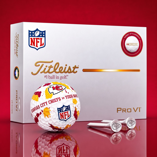 SIGNATURE NFL X KCC DELUXE PERSONALIZED GOLF BALL SET LIMITED EDITION V2