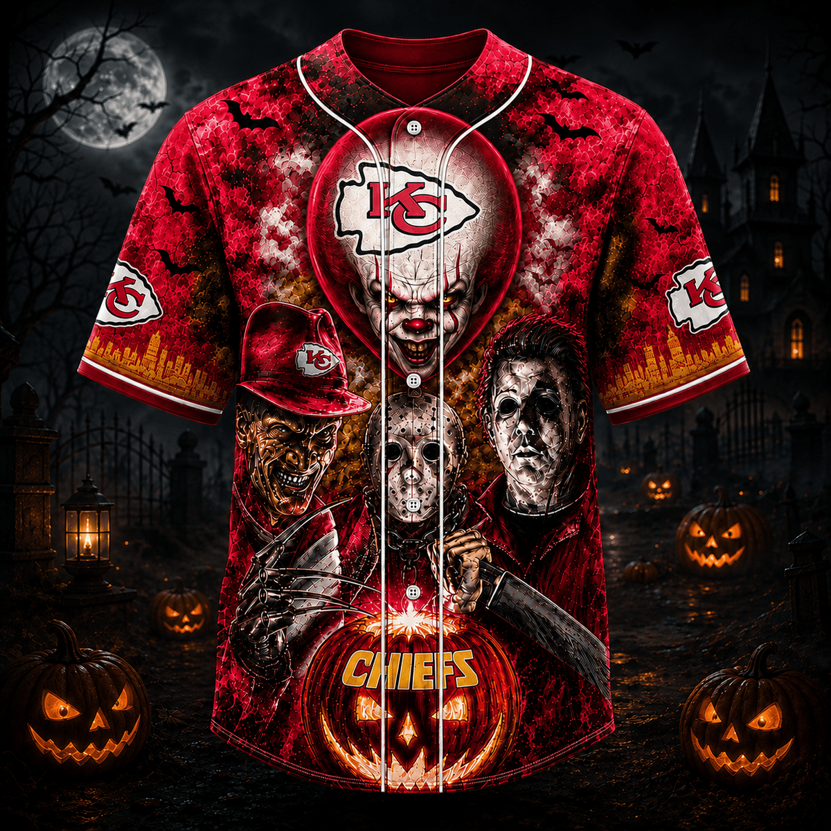 SIGNATURE NFL  X KCC EXCLUSIVE Halloween Horror Jersey Limited Edtion