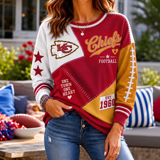 SIGNATURE NFL X KCC EXCLUSIVE Women's Football Casual Sweatshirt LIMITED EDITION