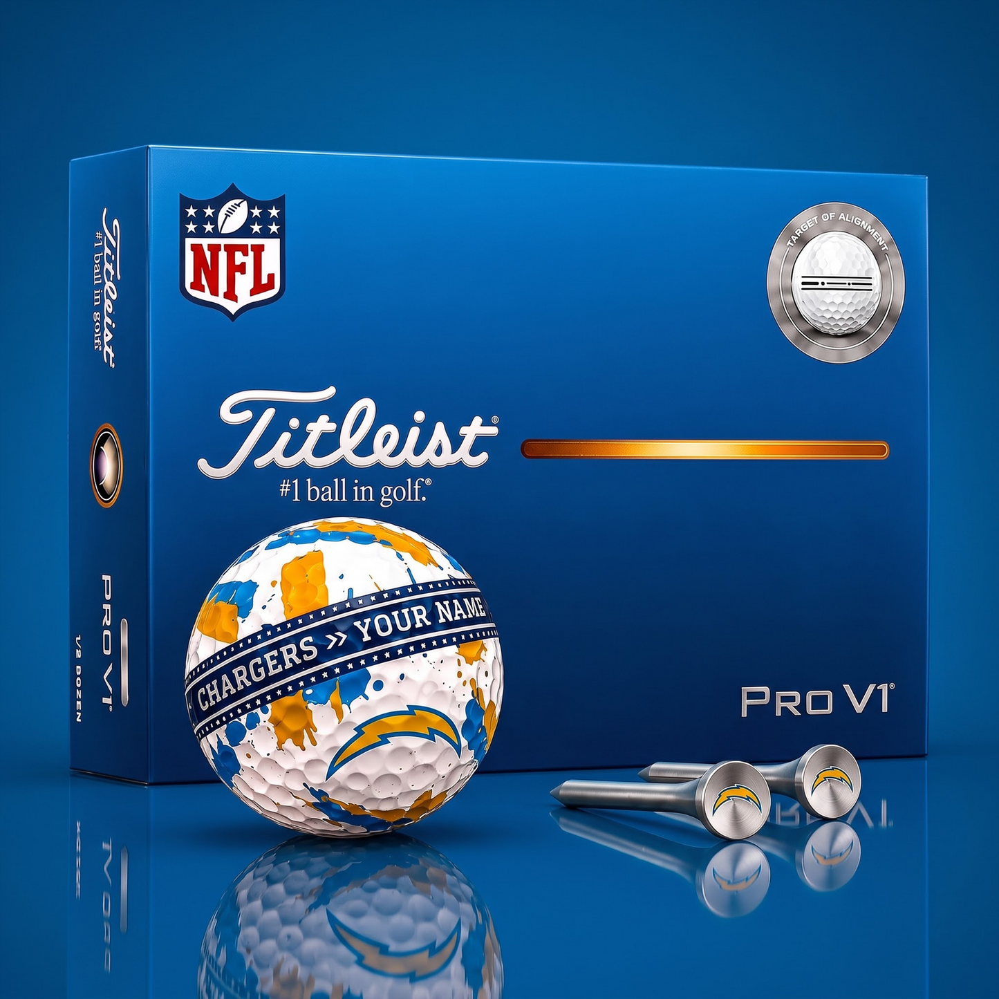 SIGNATURE NFL X LAC DELUXE PERSONALIZED GOLF BALL SET LIMITED EDITION