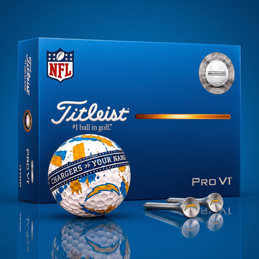 SIGNATURE NFL X LAC DELUXE PERSONALIZED GOLF BALL SET LIMITED EDITION