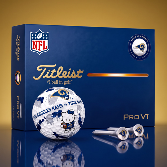 SIGNATURE NFL X LAR HELLO KITTY 50TH ANNIVERSARY ELITE GOLF BALL SET – LIMITED EDITION