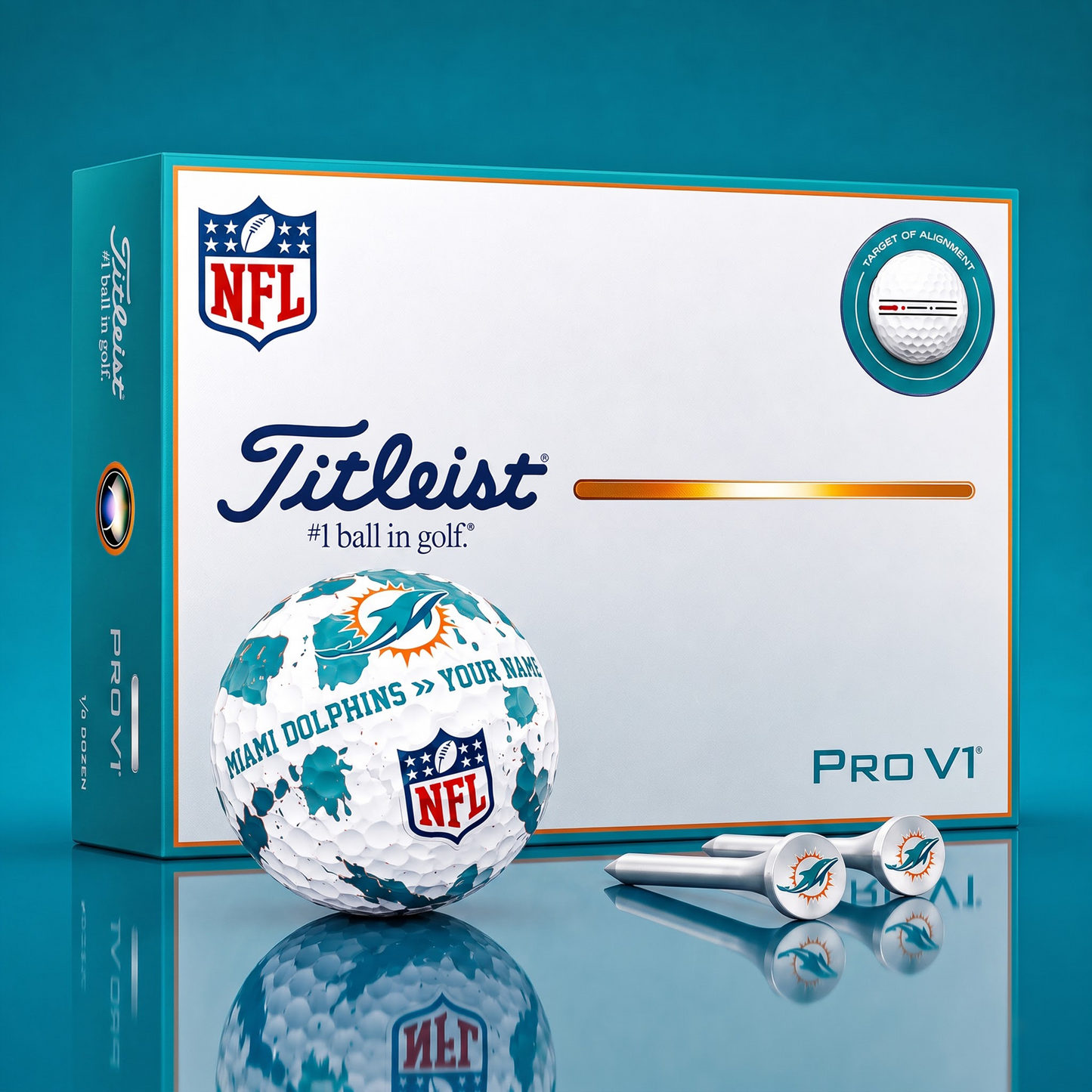 SIGNATURE NFL X MD DELUXE PERSONALIZED GOLF BALL SET LIMITED EDITION V2