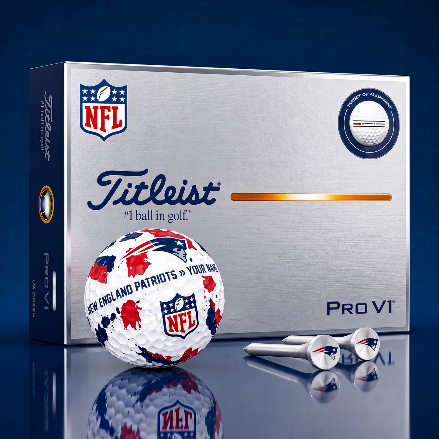 SIGNATURE NFL X NEP DELUXE PERSONALIZED GOLF BALL SET LIMITED EDITION V2