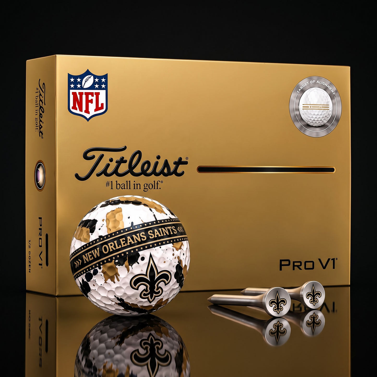 SIGNATURE NFL X NOS DELUXE PERSONALIZED GOLF BALL SET LIMITED EDITION