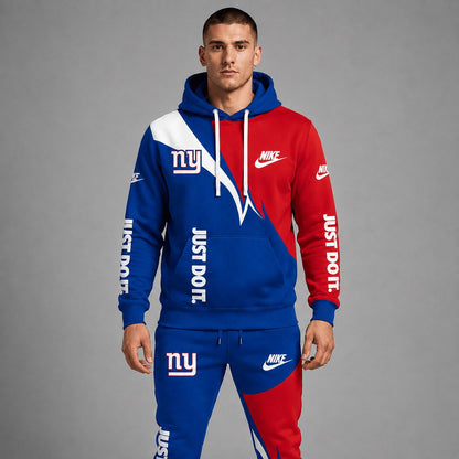 SIGNATURE NFL X NYG EXCLUSIVE COLOR TRACK SUITE SET LIMITED EDITION NDT NHM 090926 (1)