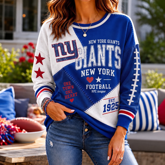 SIGNATURE NFL X NYG EXCLUSIVE Women's Football Casual Sweatshirt LIMITED EDITION