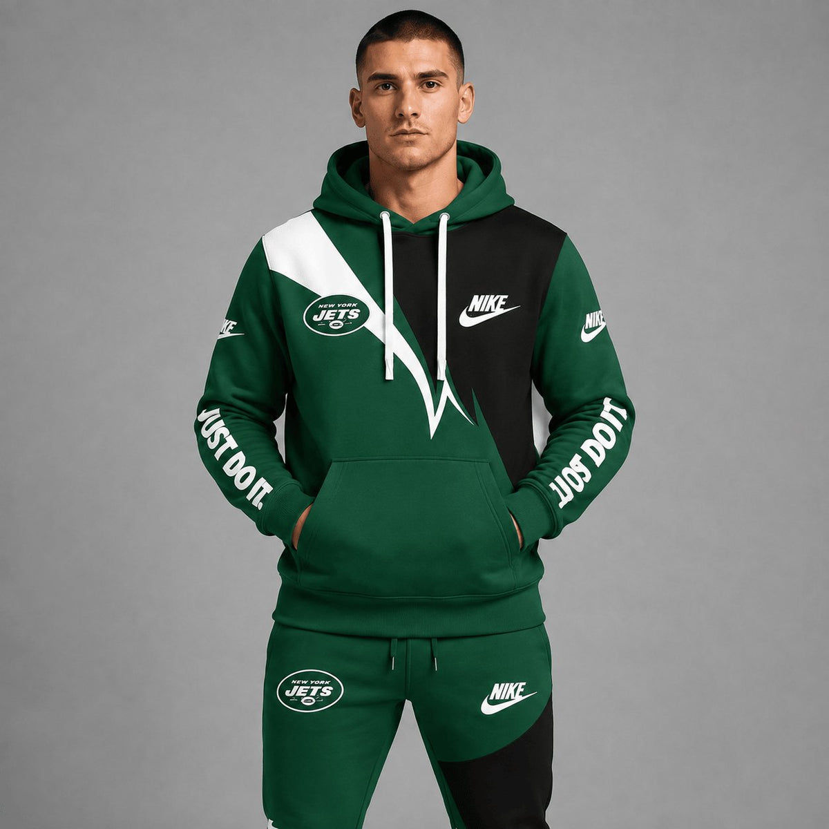 SIGNATURE NFL X NYJ EXCLUSIVE COLOR TRACK SUITE SET LIMITED EDITION NDT NHM 090926 (1)