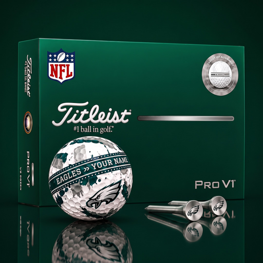 SIGNATURE NFL X PE DELUXE PERSONALIZED GOLF BALL SET LIMITED EDITION