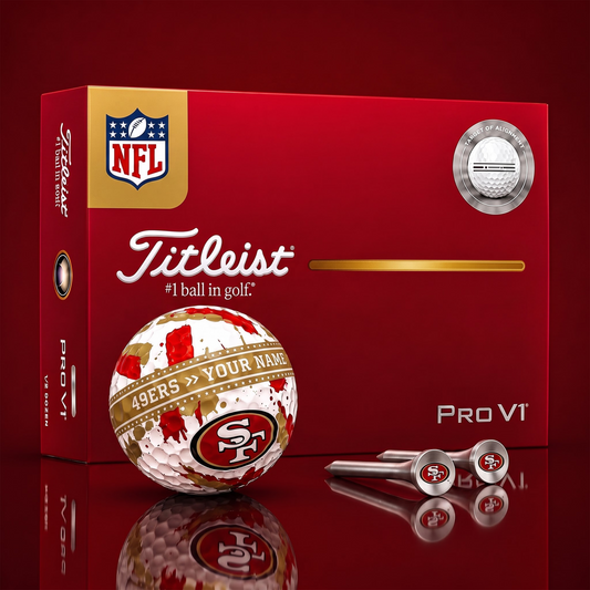 SIGNATURE NFL X SF DELUXE PERSONALIZED GOLF BALL SET LIMITED EDITION
