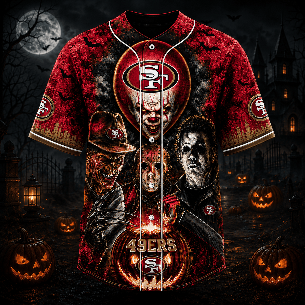 SIGNATURE NFL  X SF EXCLUSIVE Halloween Horror Jersey Limited Edtion