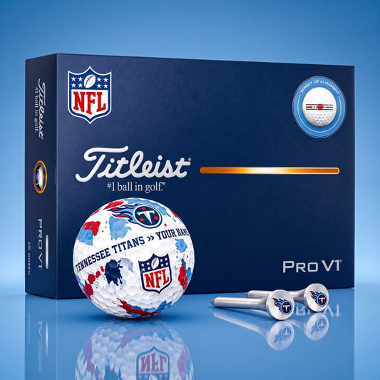 SIGNATURE NFL X TT DELUXE PERSONALIZED GOLF BALL SET LIMITED EDITION V2