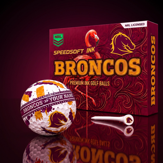 SIGNATURE NRL X BB CDELUXE PERSONALIZED GOLF BALL SET LIMITED EDITION