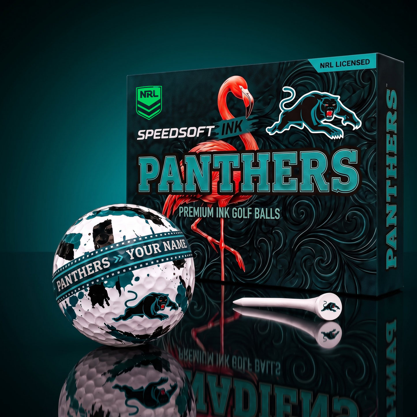 SIGNATURE NRL X PP CDELUXE PERSONALIZED GOLF BALL SET LIMITED EDITION