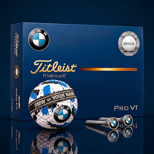 SIGNATURE BMW X BW EXCLUSIVE PERSONALIZED GOLF BALL V4 LIMITED EDITION NDT NHM 050926