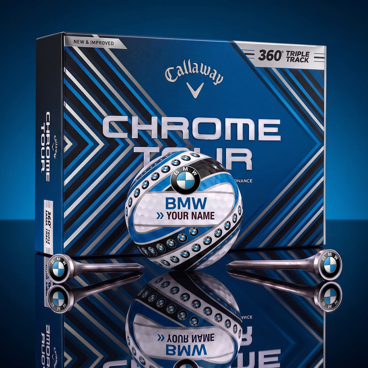 SIGNATURE BMW X BW EXCLUSIVE PERSONALIZED GOLF BALL V5 LIMITED EDITION NDT NHM 050926
