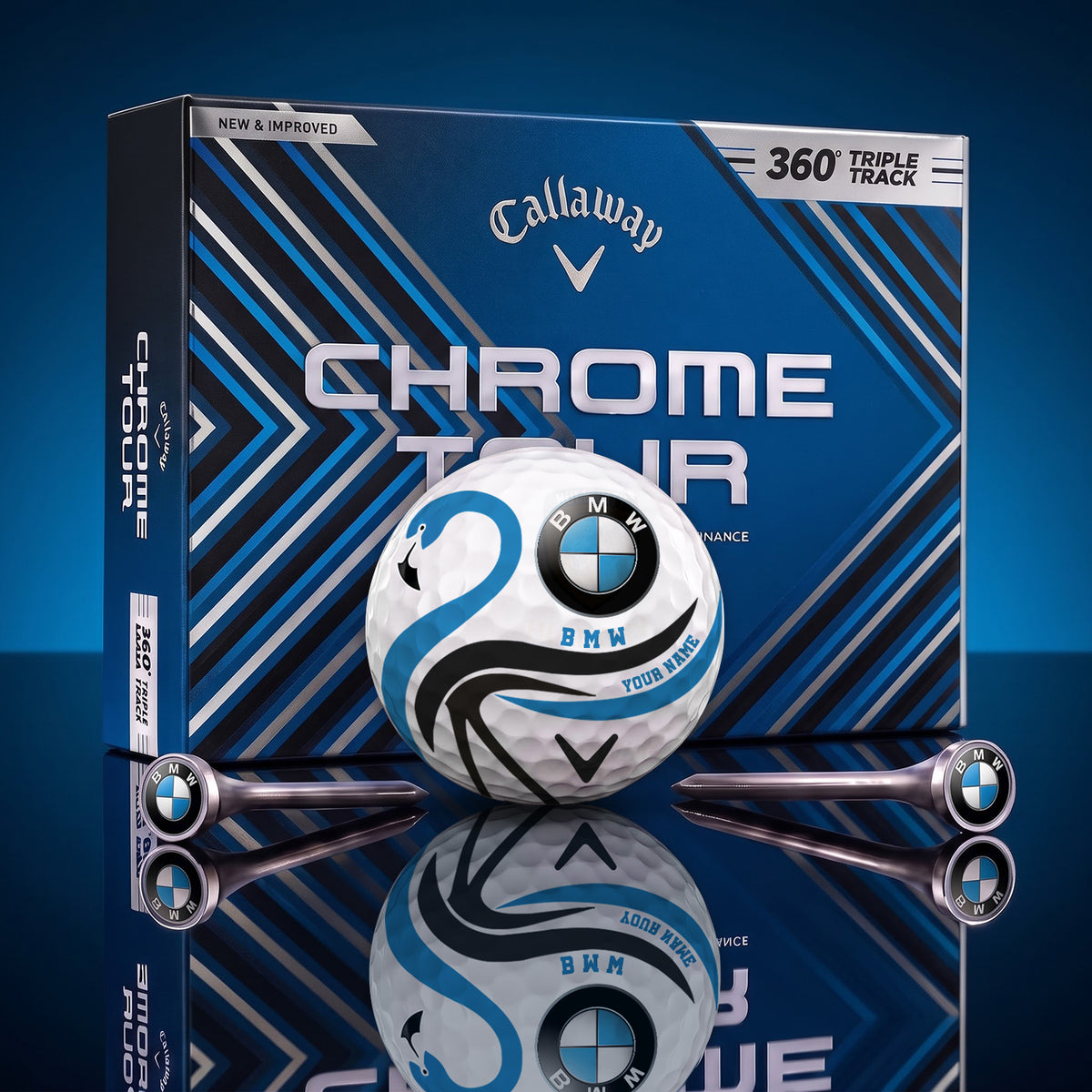 SIGNATURE BMW X BW EXCLUSIVE PERSONALIZED GOLF BALL V6 LIMITED EDITION NDT NHM 050926