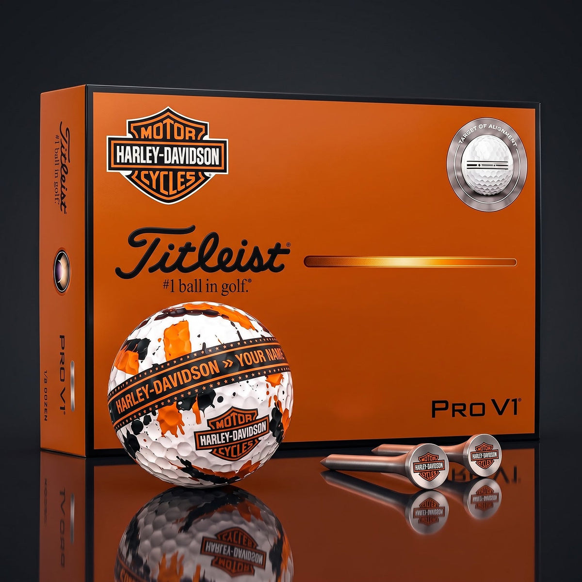 SIGNATURE HARL X HLY EXCLUSIVE PERSONALIZED GOLF BALL V3 LIMITED EDITION NDT NHM 050926
