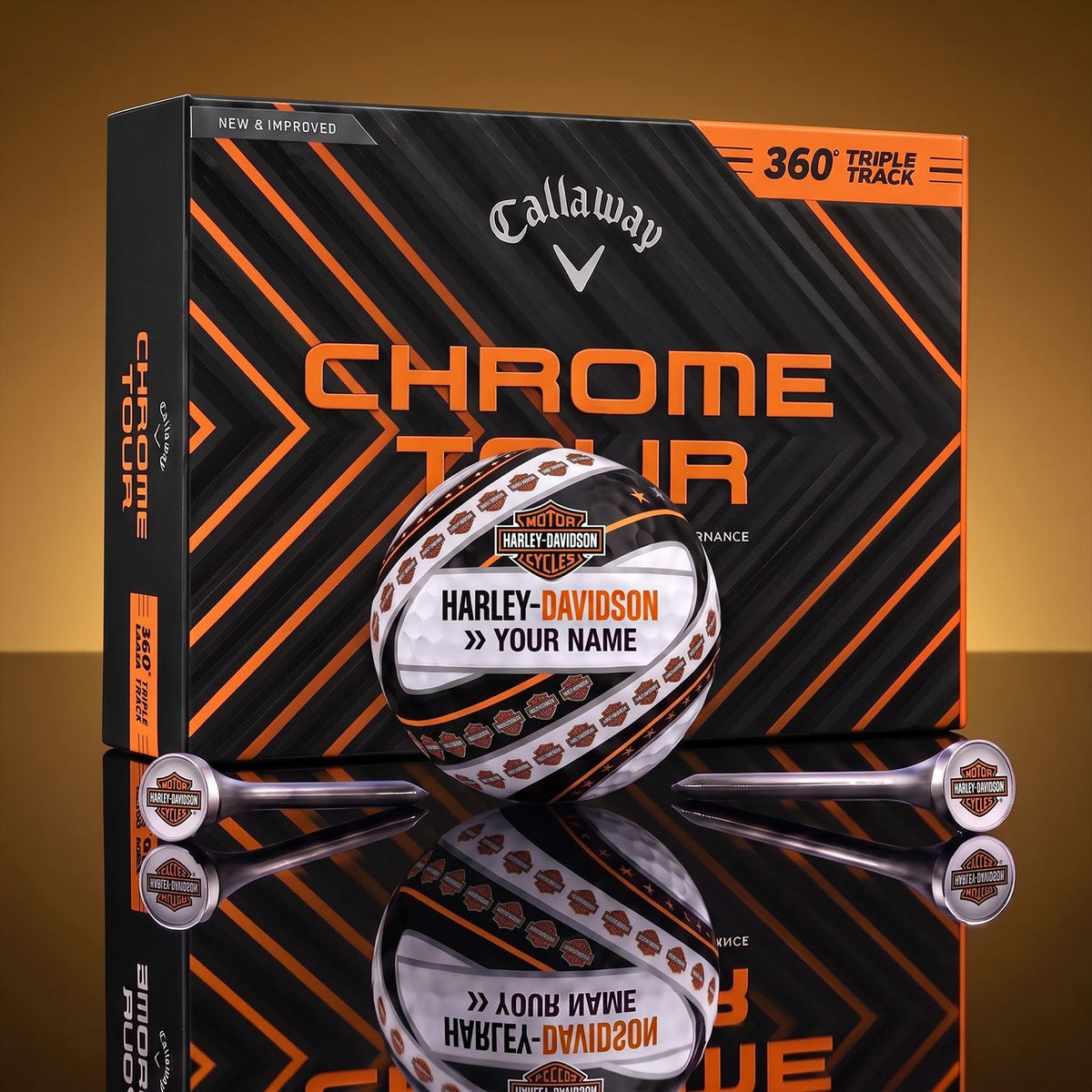SIGNATURE HARL X HLY EXCLUSIVE PERSONALIZED GOLF BALL V6 LIMITED EDITION NDT NHM 050926