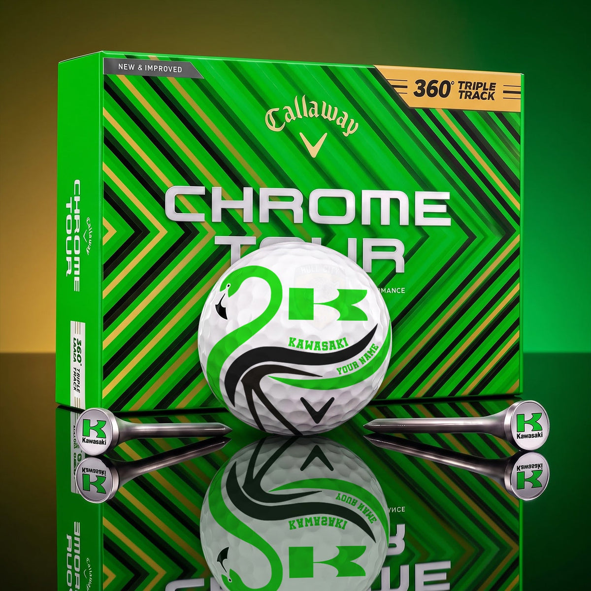 SIGNATURE K X KAW EXCLUSIVE PERSONALIZED GOLF BALL V6 LIMITED EDITION NDT NHM 050926