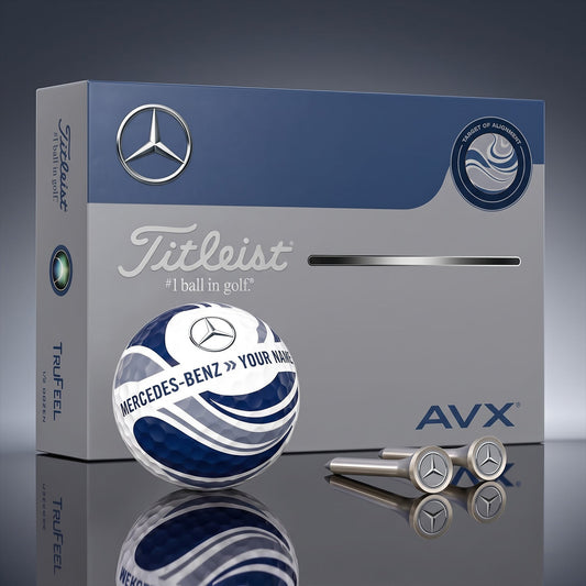 SIGNATURE MERC X MBENZ EXCLUSIVE PERSONALIZED GOLF BALL V6 LIMITED EDITION NDT NHM 050926