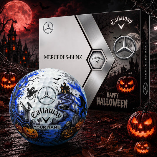 SIGNATURE MERC X MBENZ EXCLUSIVE PERSONALIZED GOLF BALL V9 LIMITED EDITION NDT NHM 050926