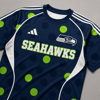 SS Premium NFL Game Day Polka Dot Sports Jersey Shirt