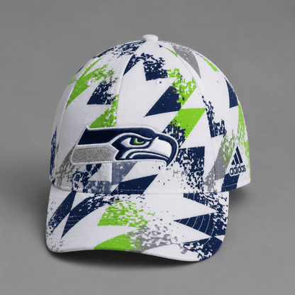 SS Premium NFL Sports Fan Geometric Pattern Baseball Cap
