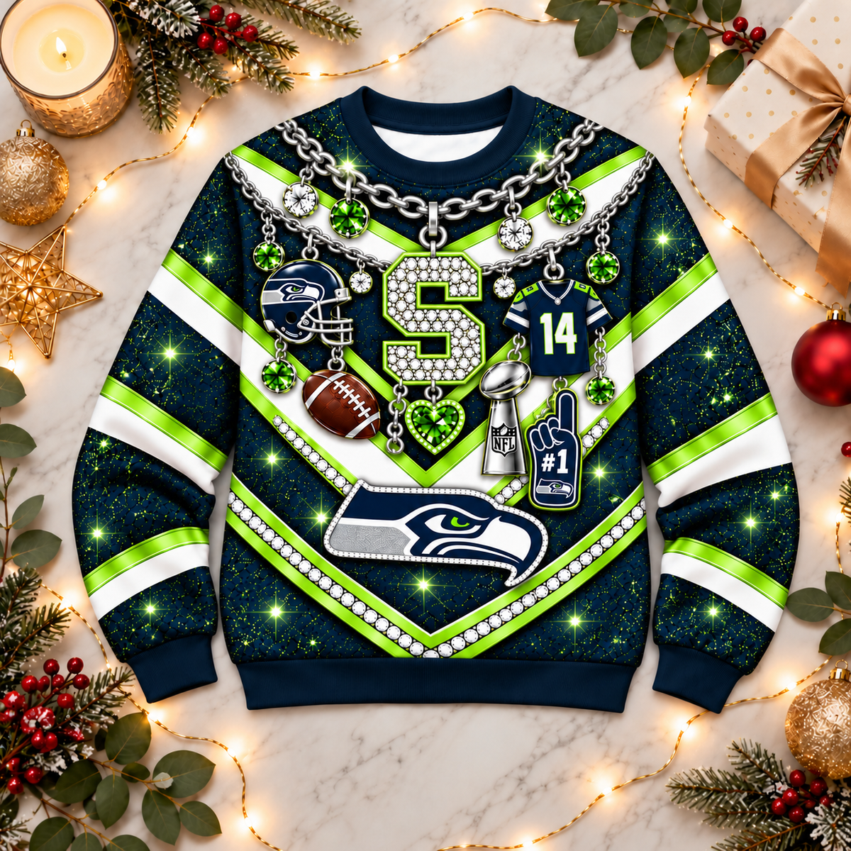 SS x NFL Luxury Bling Sweatshirt