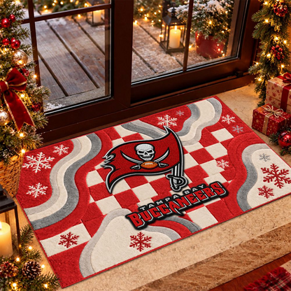 TB  x NFL Christmas Doormat