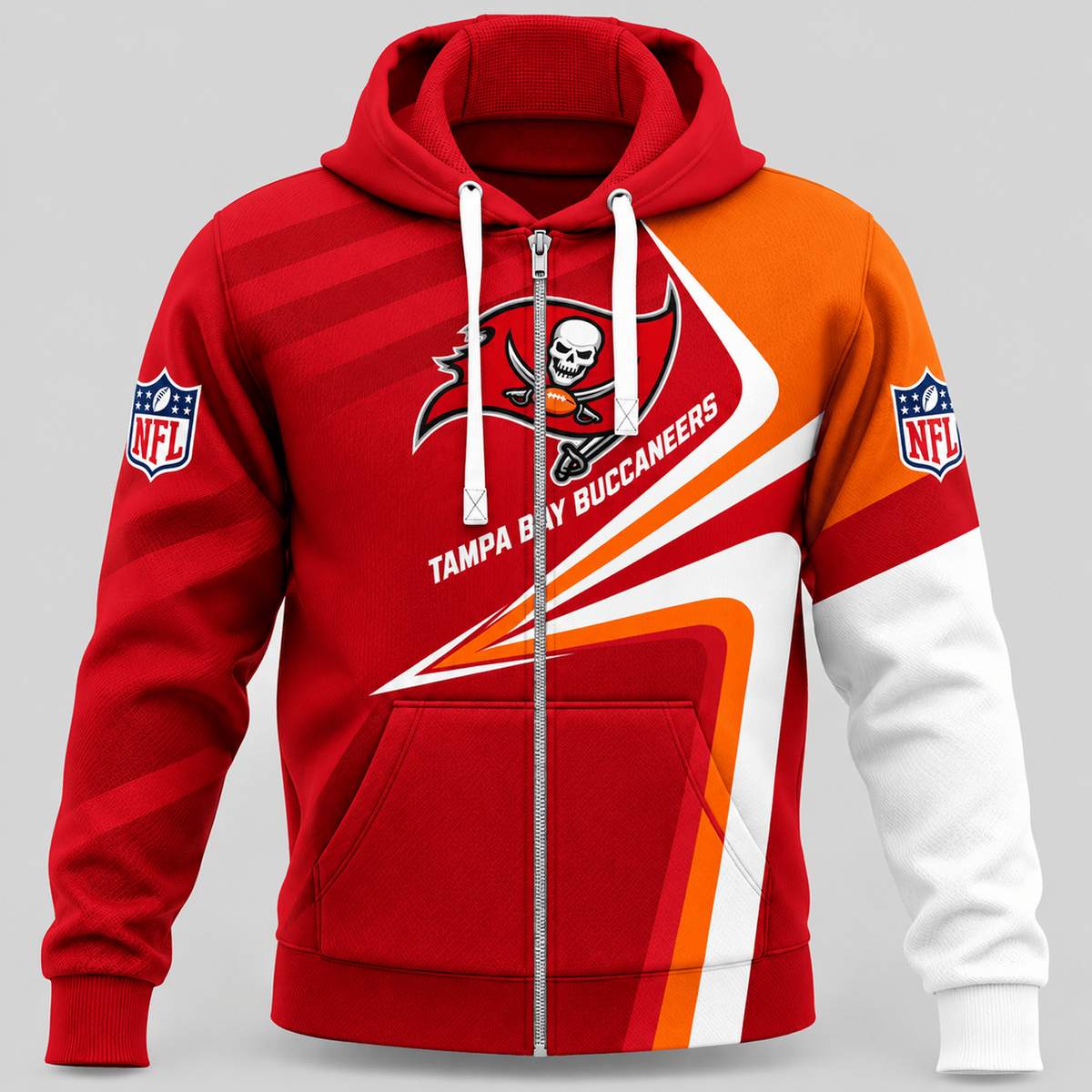 TB x NFL Swoosh Wave Zip Hoodie