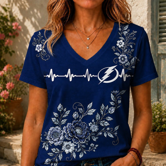TBL x NHL Luxury Women V-Neck Shirt
