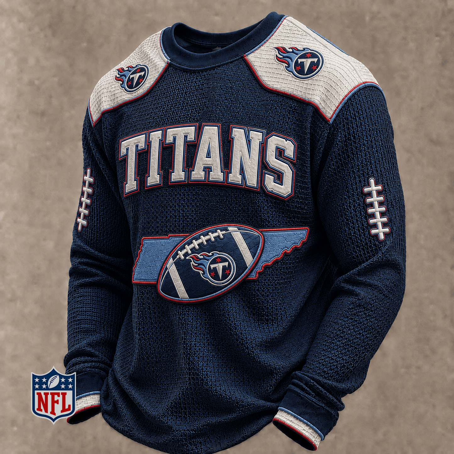 TEN x NFL Baseball Team Embroidered Crewneck Sweatshirt