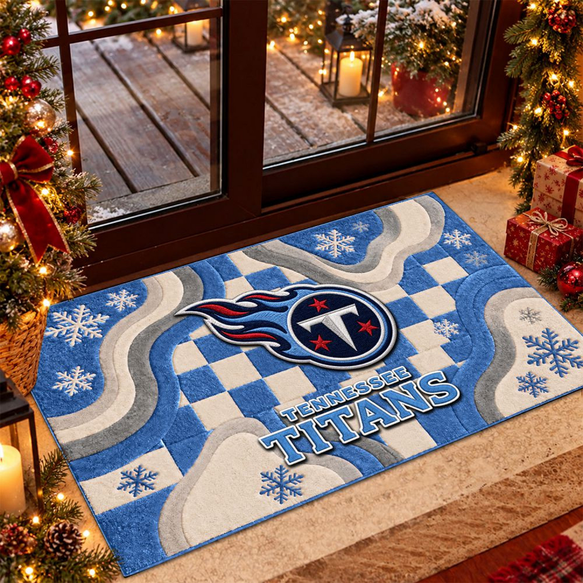 TEN x NFL Christmas Doormat