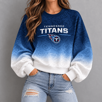 TEN x NFL Embossed Rose Ombre Sweatshirt