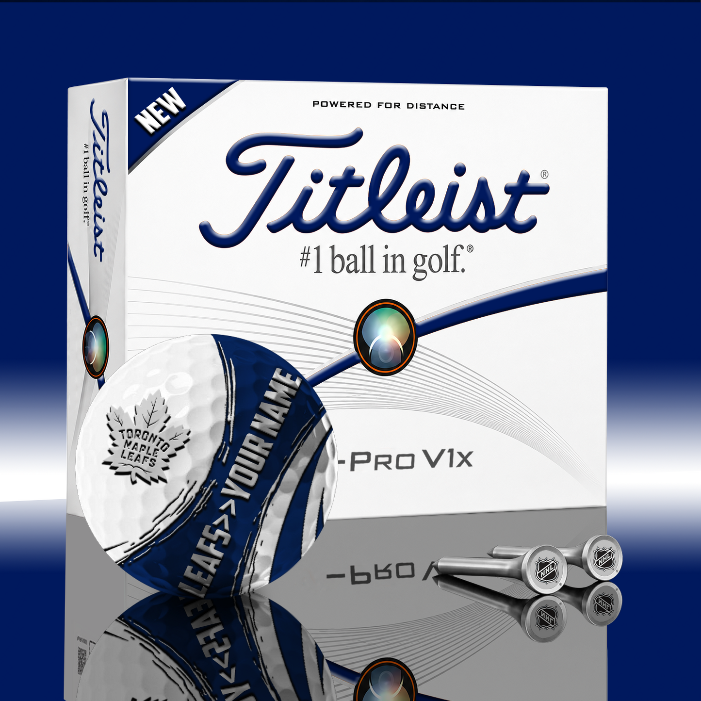 TOR x NHL PERSONALIZED GOLF BALL LIMITED EDITION