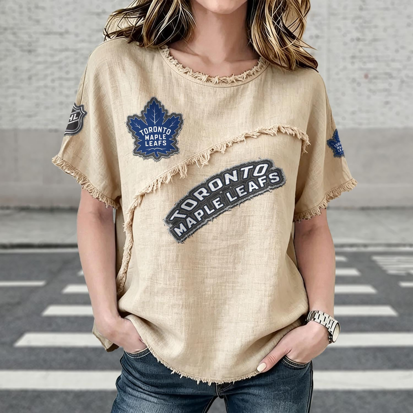 TOR x NHL Women’???s Vintage O-Neck 2905 DatND DVT