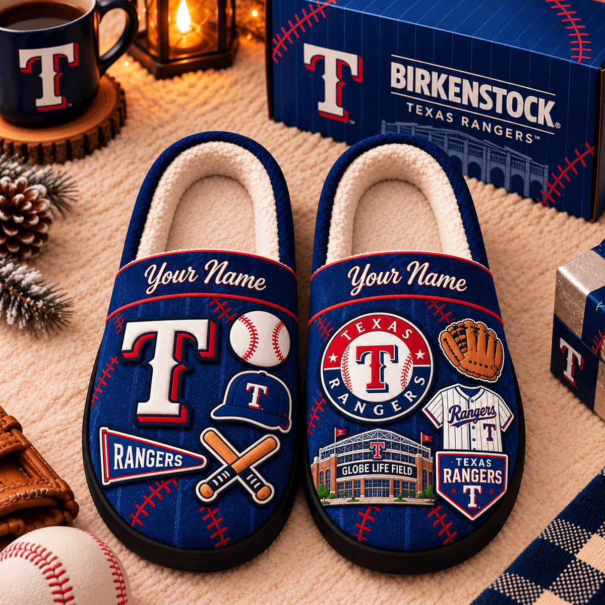 TR x MLB Game Day Personalized Name Slipper