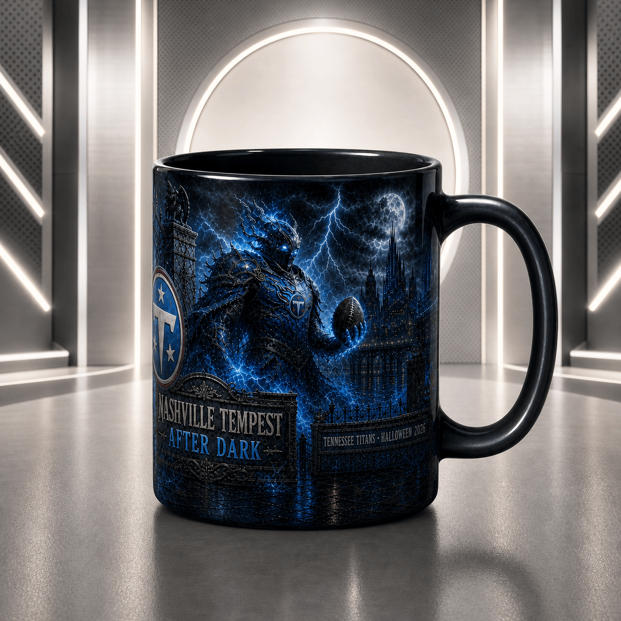 TT Halloween Football Mug – The Frozen Cornfield Spooky Fan Gift DDT